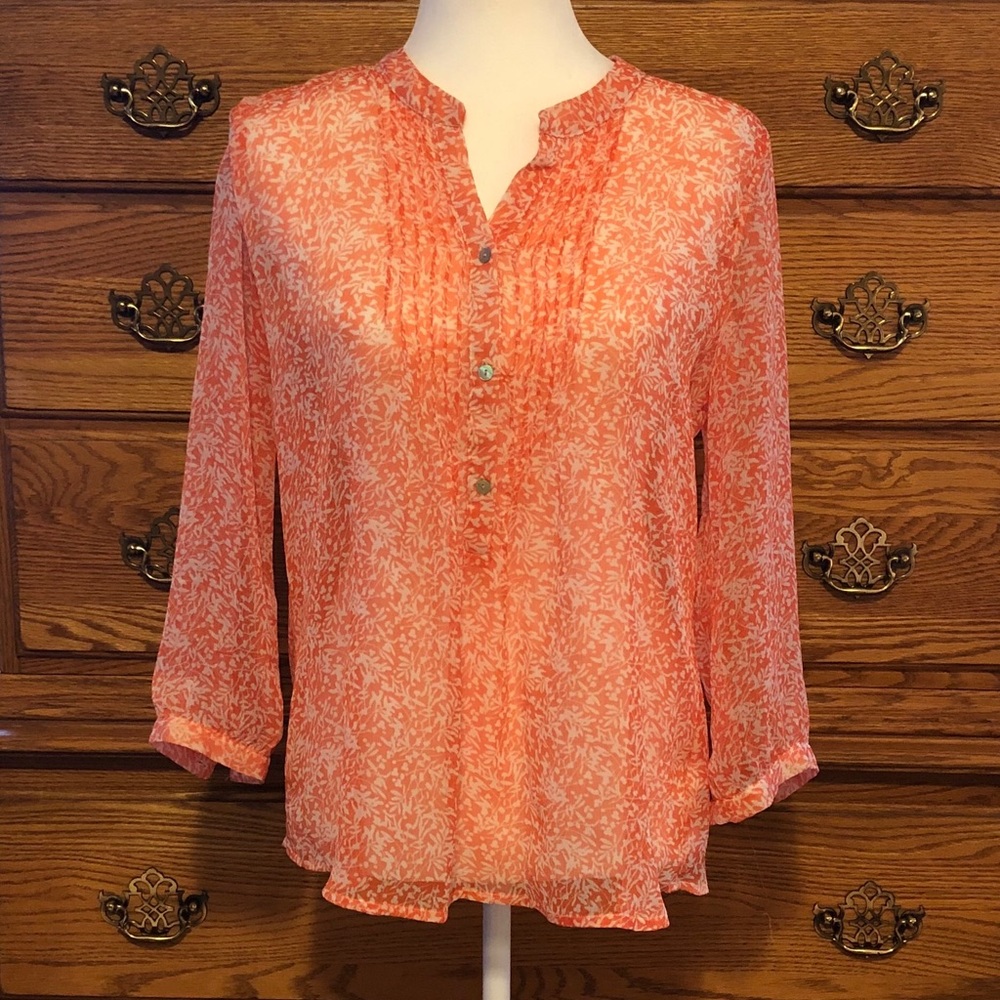 Willi Smith Women’s 3/4 Sleeve Blouse
